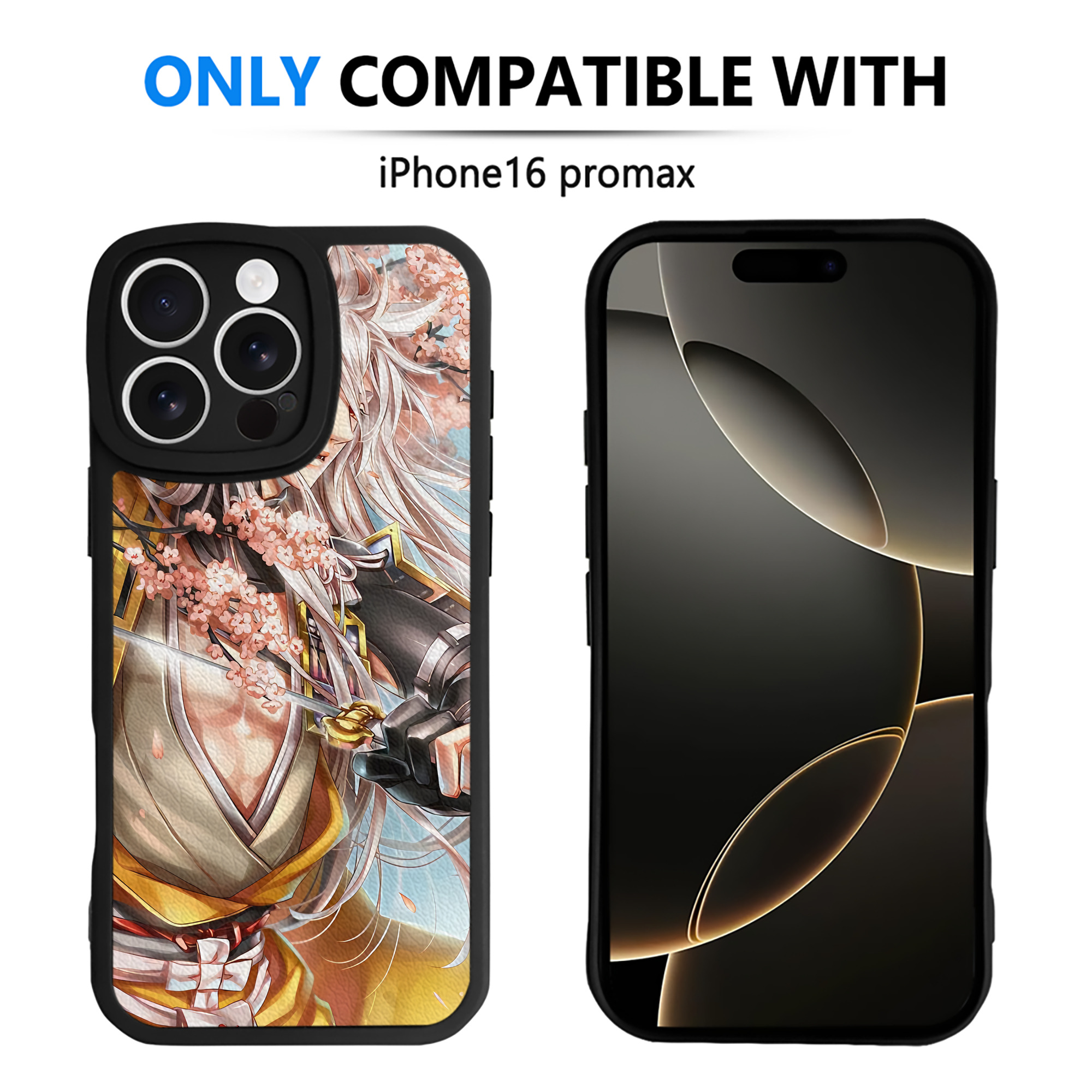 （画像用） 刀剣乱舞 Touken Ranbu 【iPhone 16シリーズ対応】シリコンスマホケース（レザー調） 材質：シリコン
